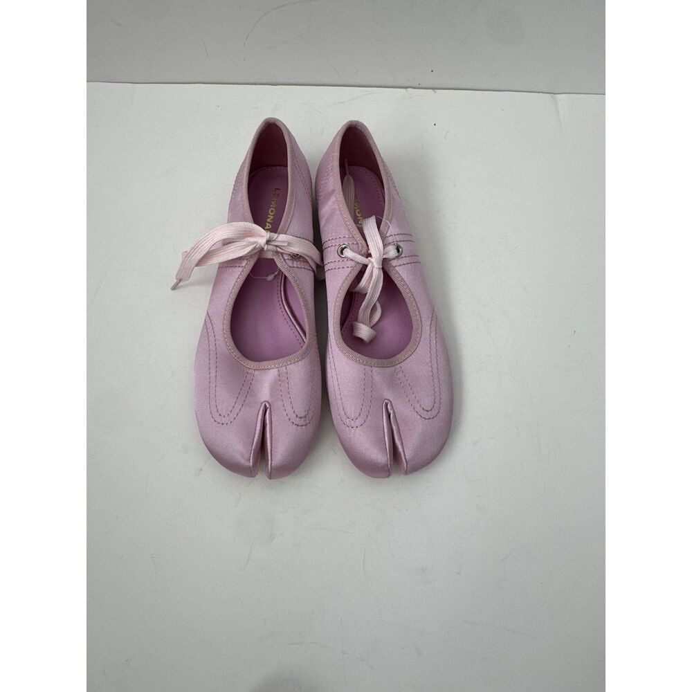 Lemonade Tabi Pink Mary Jane Flats - Picture 3 of 5